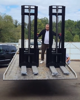 Тест-драйв складской техники на нашем складе в Муроме